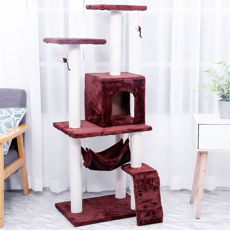 Pet Climbing Frame Toy For Interactive Play And Rest